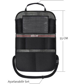 Resim RevuBaby Arka Koltuk Arkası Tablet Tutuculu Organizer Ipad Tablet Tutucu 