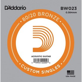 Resim D'Addario BW023 Akustik Gitar 3.Tel (Sol Teli) 