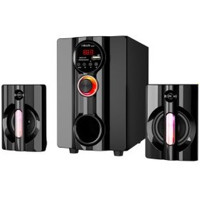 Resim Mikado MD-95BT 2+1 20W Siyah Multimedya FM/BT/SD/USB Speaker Hoparlör 