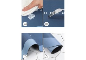 Resim Sihirli Su Emici Kaydırmaz Banyo Paspası Banyo Ayak Matı 