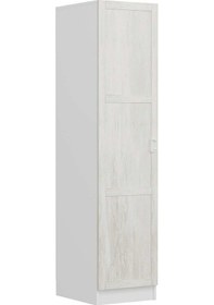 Resim Minar Kale 1 Kapaklı Dolap Beyaz - Eskitme Beyaz 210cm 