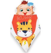 Resim Roar Erkek Bebek Fular Önlük Mavi 