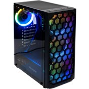 Resim Genel Markalar X-Drive 4 Adet Rgb Fanlı Mesh Panel Şeffaf Temperli Cam Gaming Oyuncu Bilgisayar Kasası (0, Watt) 