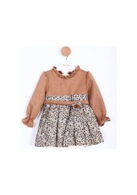 Resim Xo Kids Kiz Çocuk Elbise 6-24 Ay 3131 Kahverengi 