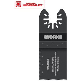 Resim WORX WA4948 Çok Amaçlı Raspalama Makinası İçin 35x40mm Ahşap, Fiberglas, PVC Universal Kesme Bıçağı 