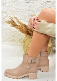 Resim Fox Shoes Ten Alçak Topuklu Günlük Kadın Bot L252022509 