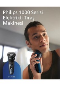 Resim Philips 1000 Serisi Elektrikli Tıraş Makinesi - S1134/00 60 DK 