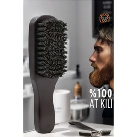 Resim Skygo ModaCar Nano Sakal Tarama Fırçası At Kılı Absolute Professional 