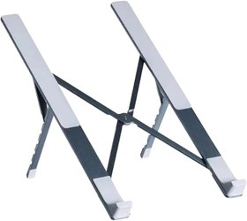 Resim Lunatic FNC-3551ST Katlanır 10" 17" Alüminyum 5 Kademe Yükseklik Ayarı Notebook Standı (Açılmış Boyutları : 28 x 22 x 17 cm- Katlanma Boyutları : 28 x 4.5 x 2,5 cm (10"-17" 3551ST) 