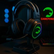 Resim Gamepower Kyruse Gri 7.1 Surround Rgb Gaming Titreşimli Kulaklık + Standlı Set 