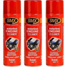 Resim Smx 3 Adet Susuz Motor Temizleme ve Koruma Spreyi (3X500ML) 