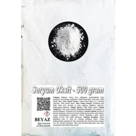 Resim Ege Nanotek Oto Camı Parlatma Tozu Beyaz Seryum Oksit - 500 Gram 