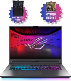 Resim ASUS ROG STRIX G18 G815LW-S9128 INTEL CORE ULTRA 9-275HX 32GB 1TB 16GB RTX5080 18" 2.5K 240HZ FDOS 
