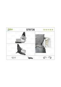 Resim Renault Clio 2 Silecek Motoru Arka 1998-2006 Valeo 579736 
