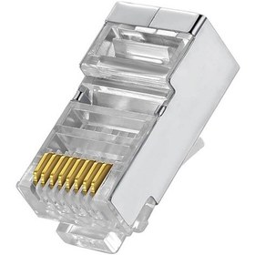 Resim Cat6 Metal Rj45 Jack Konnektör Uç Lan Ethernet Jak 100 Adet 