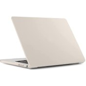 Resim NovStrap Macbook Uyumlu Pro Uyumlu M1 M2 13" A2289 A2251 A1706 A1708 A1989 A2159 A2338 Kılıf Cream Kapak 