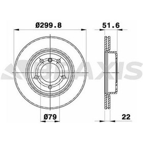 Resim Braxıs Ae0110 Fren Dıskı On Havalı Bmw E46 99 04 