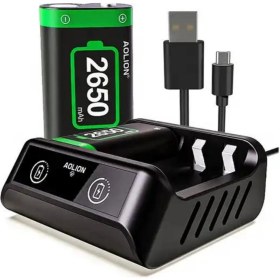 Resim Rever Xbox Kol Gamepad Şarj Edilebilir Piller 2650mAh Xbox One / S / X Serisi Kol Uyumlu Şarj İstasyonu 