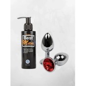 Resim Aşkın Deposu Best Man Lubricant Jel Sade 150 ml + Plug 