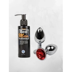 Resim Aşkın Deposu Best Man Lubricant Jel Sade 150 ml + Plug 