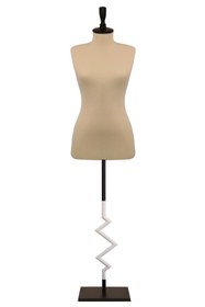 Resim Manken İstanbul 40 Beden Dekoratif Zig Zag Özel Ayaklı Sünger Iğne Batabilen Terzi Mankeni 