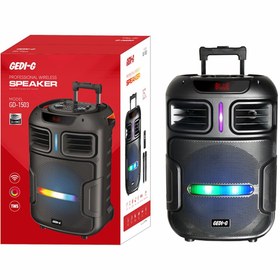 Resim Dış Mekan Kablosuz Hoparlör, Karaoke Mikrofonlu, Dijital Led Göstergeli Fm Radyo, Usb/tf/aux Girişli 