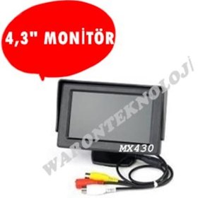 Resim Audıomax 4.3 İnç Lcd Araç Monitör 