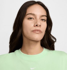Resim Nike Sportswear Chill Knit Oversized T-Shirt Dress - Yeşil / 