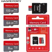 Resim HASMEMORY Yüksek Hızlı TF Hafıza Kartları - 100GB, 64GB, 32GB, 8GB - U3, C10, U1, V30, V10, V6, V4, V2, V1, V0 - Akıllı Telefonlar, Tabletler, Kameralar, Oyun Konsolları, Dash Kameraları ve Daha Fazlası İçin Güvenilir Performans Kartları | Akıllı Telefonlar İçin Hafıza Genişletme | Güvenli Veri Transferi, Akıllı Telefonlar İçin Hafıza Kartları 