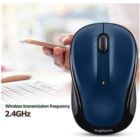 Resim Logitech M325s Kablosuz Fareler 3 Düğmeler Usb Kablosuz Fare 1000 Dpı 2.4 Ghz Black M221 