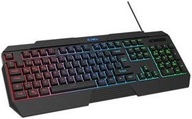 Resim Claw's Thunderstrike RGB Işıklandırma - 1000Hz Polling Rate - Örgü Kablolu Membran Oyuncu Klavyesi 