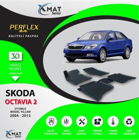 Resim Perflex Paspas 3D Havuzlu X-Mat Octavıa Iı 2004-2013 