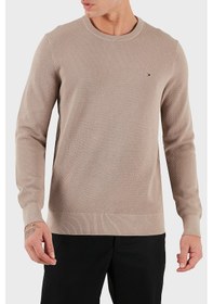 Resim Tommy Hilfiger Erkek Kazak Mw0mw36347 Afe Bej Bej 