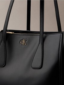 Resim Calvin Klein Kadın Ck Medium Work Tote Çanta-12532 Siyah/altın 