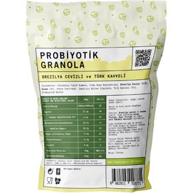 Resim FROPİE Brezilya Cevizi & Türk Kahveli Probiyotik Granola 200g 