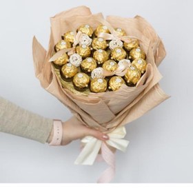 Resim Ferrero Rocher Çikolata Buketi 