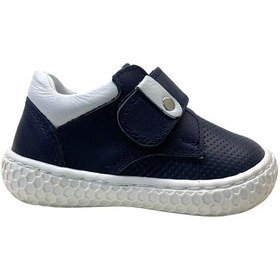 Resim 245 Bebek Deri İlk Adım Sneaker Lacivert 