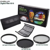 Resim Emolux Digi-Filter KIT3 Çantalı 55mm 