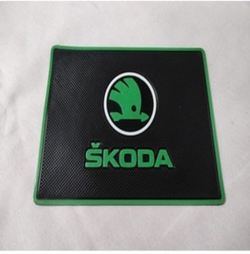 Resim İKTUNING SKODA LOGOLU TELEFON KAYDIRMAZ PED 