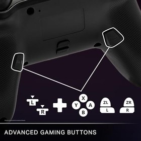 Resim PowerA Enhanced Wireless Controller for Nintendo Switch with Lumectra, wireless video game controller, gaming controller, officially licensed, RGB controlle 
