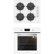 Resim Silverline Beyaz 2'li Ankastre Set 5 Yıl Garanti (Cs5343w01+bo6502w02) 