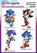 Resim F17 Ajans Ütü Ile Yapışan Tekstil Dtf Baskı Görseli Sonic 