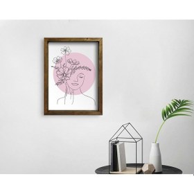 Resim Bk Home Doğal Masif Ahşap Çerçeveli Tablo-85 (551055862) 