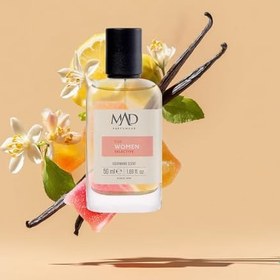 Resim Mad D117 Eau de Parfum (EDP) 50 ml Kadın Parfüm - Şekerlenmiş Meyve, Portakal Çiçeği ve Vanilya ile Tatlı ve Kalıcı 