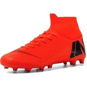 Resim Snapbuy High Quality Shoe Bag Erkek Futbol Ayakkabısı Bilekli Halı Saha Krampon Kırmızı 