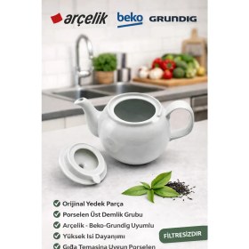 Resim Arçelik Oem - Arçelik K 3285 Semaver Porselen Demlik - 9197063659 