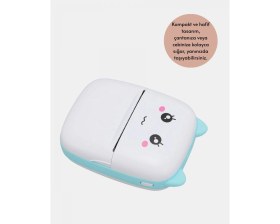 Resim Marsilyan Kablosuz Mini Cep Yazıcısı Bluetooth Destekli 1200MAH Bataryalı 