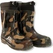 Resim Casso İçi Polarlı Kaymaz Taban Su ve Soğuk Geçirmez Naylon Çizme 