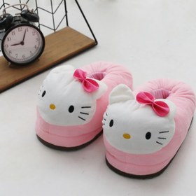 Resim 1 Adet Kadın Ev Terliği, Sanrio Karakter KT Kedi Temalı İç Mekan Terliği, Pembe ve Gül Kırmızısı Sıcak Terlikler, Kışlık Tam Kaplama Terlikler, Sevimli Çizgi Film Tasarımı, Rahat Yumuşak Peluş Terlikler, Noel, Cadılar Bayramı, Sevgililer Günü, Doğum Günü Gibi Özel Günlerde Aile ve Arkadaşlar İçin 