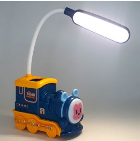 Resim Genel Markalar IŞIKLI ŞARJLI KALEMLİKLİ TREN ÇOCUK MASA LAMBASI 